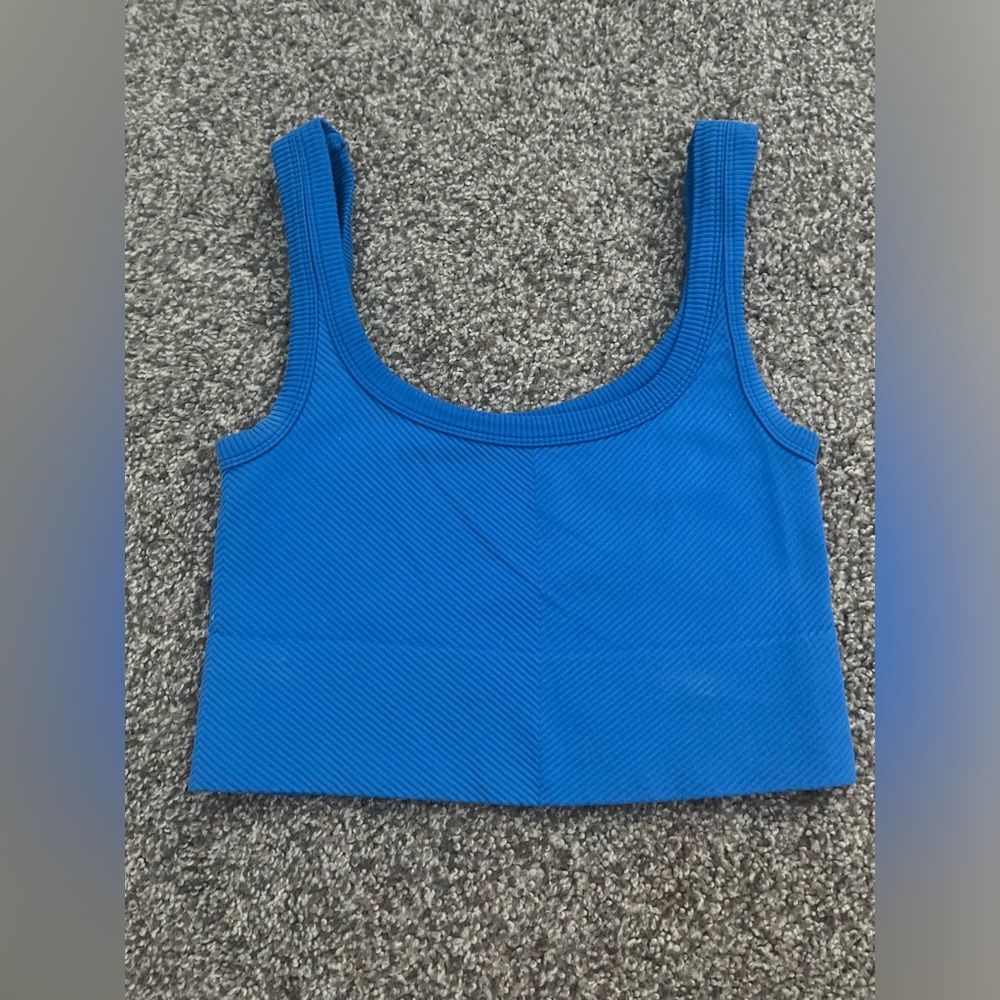 Blue Cropped Tank Top (from Rock N Rags)
